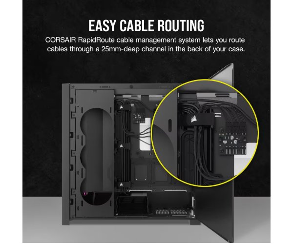 מארז Corsair iCUE 5000D RGB AIRFLOW Mid-Tower 3x AF120 RGB ELITE8