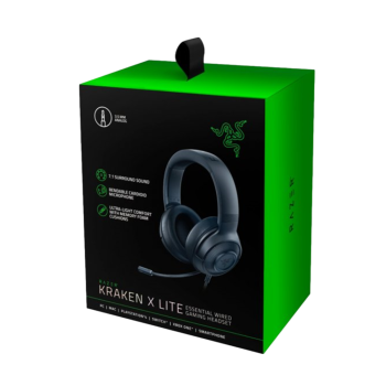אוזניות גיימינג RAZER KRAKEN X LITE אוזניות גיימינג RAZER KRAKEN X LITE