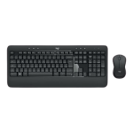 סט מקלדת ועכבר אלחוטיים Logitech MK540 שחור